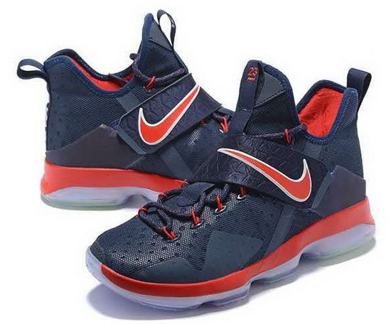 Nike Lebron 14 Dark Blue Red Coupon